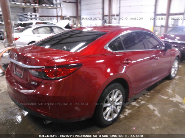 JM1GJ1U63E1149472 - 2014 MAZDA 6 SPORT RED photo 4