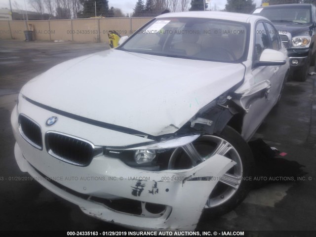 WBA3C1C53FK117809 - 2015 BMW 328 I SULEV WHITE photo 2