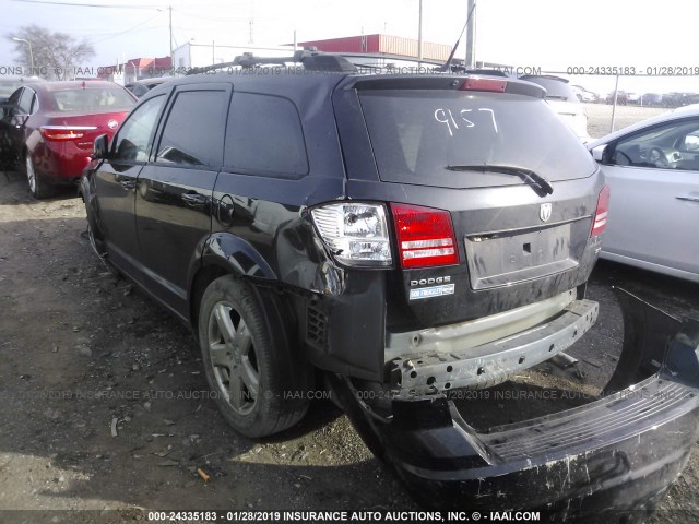 3D4PG5FVXAT119157 - 2010 DODGE JOURNEY SXT BLACK photo 3