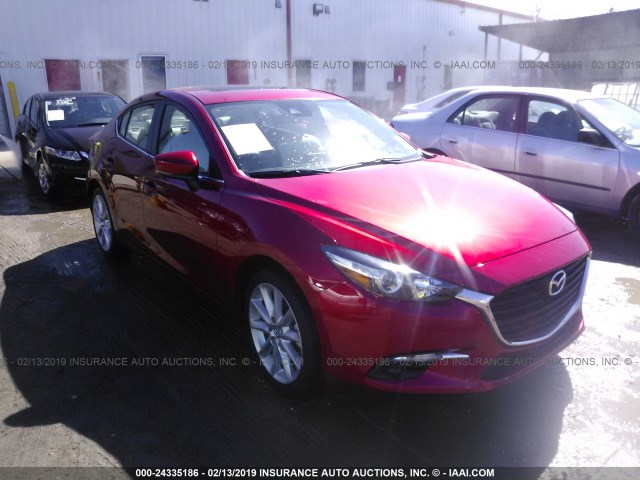 3MZBN1W33HM128952 - 2017 MAZDA 3 GRAND TOURING RED photo 1