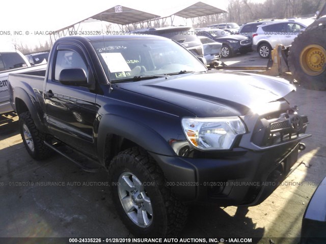 5TFPX4ENXEX022365 - 2014 TOYOTA TACOMA BLACK photo 1