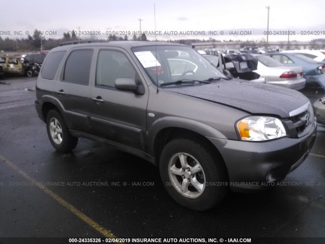 4F2CZ96186KM24935 - 2006 MAZDA TRIBUTE S GRAY photo 1