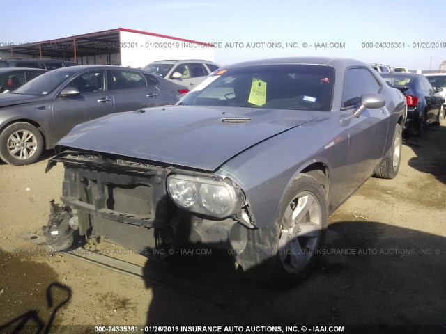 2C3CDYAG7EH107436 - 2014 DODGE CHALLENGER SXT SILVER photo 2