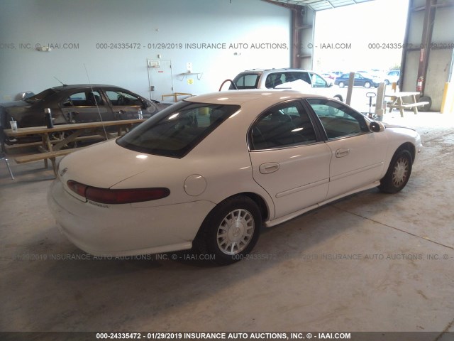 1MEFM50UXXA666316 - 1999 MERCURY SABLE GS WHITE photo 4