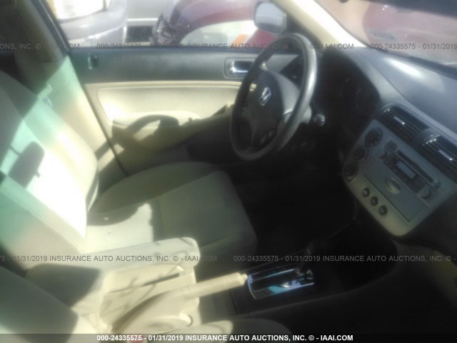 JHMES96655S004748 - 2005 HONDA CIVIC HYBRID TAN photo 5