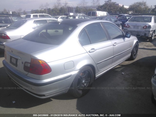 WBAAV53421FK46075 - 2001 BMW 330 I SILVER photo 4