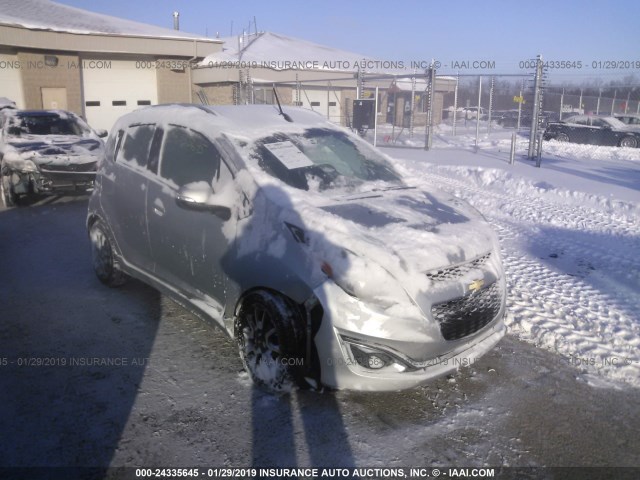 KL8CF6S97FC761053 - 2015 CHEVROLET SPARK 2LT GRAY photo 1