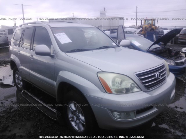 JTJBT20X240060227 - 2004 LEXUS GX 470 SILVER photo 1