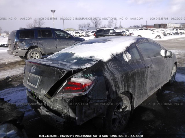 2HGFG3B85FH523577 - 2015 HONDA CIVIC EX BLACK photo 4