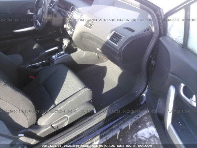 2HGFG3B85FH523577 - 2015 HONDA CIVIC EX BLACK photo 5