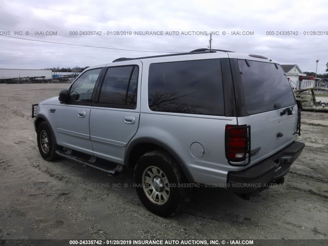 1FMPU16L32LA44940 - 2002 FORD EXPEDITION XLT SILVER photo 3