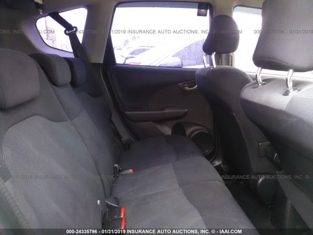 JHMGE88659S027489 - 2009 HONDA FIT SPORT GRAY photo 8