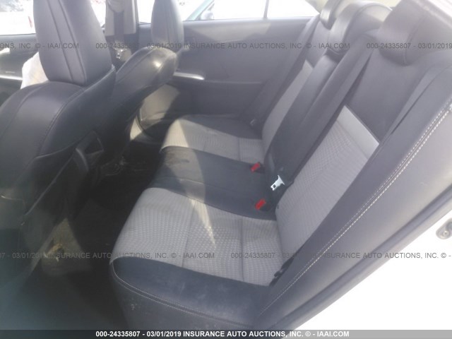 4T1BF1FK0EU840216 - 2014 TOYOTA CAMRY L/SE/LE/XLE 白色 照片 8