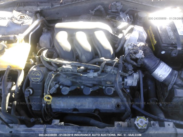 1YVFP82D545N86900 - 2004 MAZDA 6 S BLUE photo 10