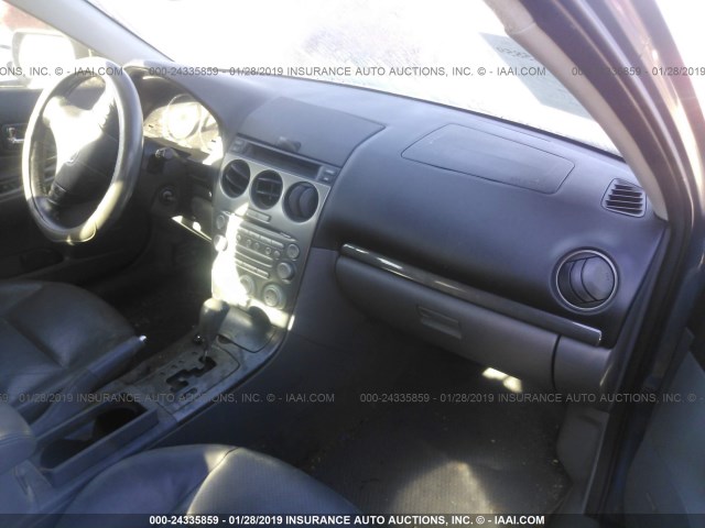 1YVFP82D545N86900 - 2004 MAZDA 6 S BLUE photo 5