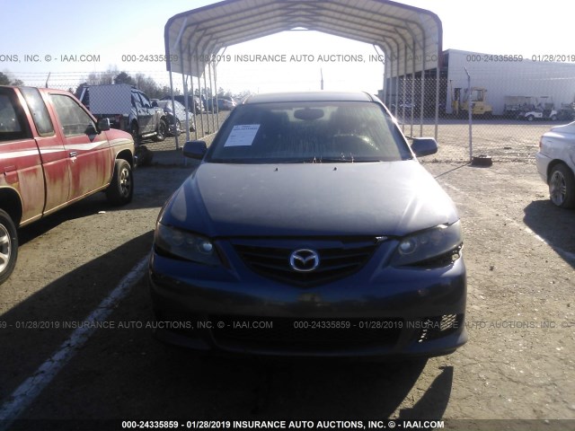 1YVFP82D545N86900 - 2004 MAZDA 6 S BLUE photo 6