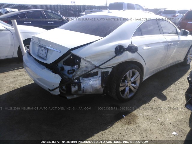 WDDDJ72X49A148392 - 2009 MERCEDES-BENZ CLS 550 WHITE photo 6