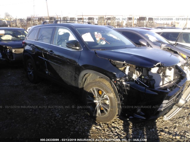 5TDBZRFH9JS907926 - 2018 TOYOTA HIGHLANDER LE/LE PLUS BLACK photo 1