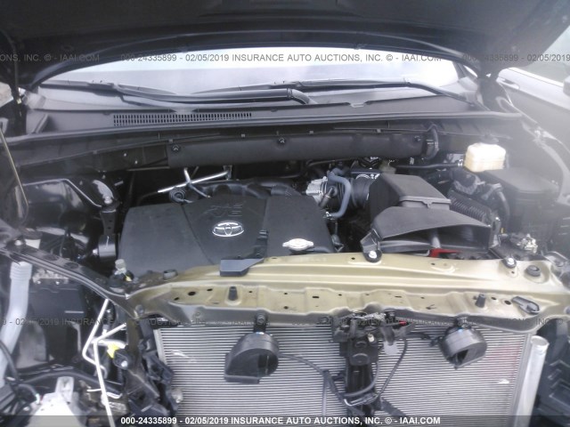 5TDBZRFH9JS907926 - 2018 TOYOTA HIGHLANDER LE/LE PLUS BLACK photo 10
