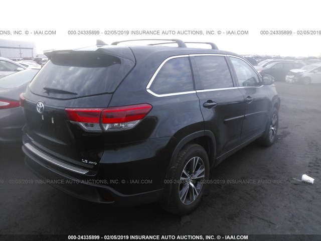 5TDBZRFH9JS907926 - 2018 TOYOTA HIGHLANDER LE/LE PLUS BLACK photo 4
