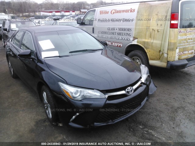 4T1BF1FK4GU258039 - 2016 TOYOTA CAMRY LE/XLE/SE/XSE BLACK photo 1