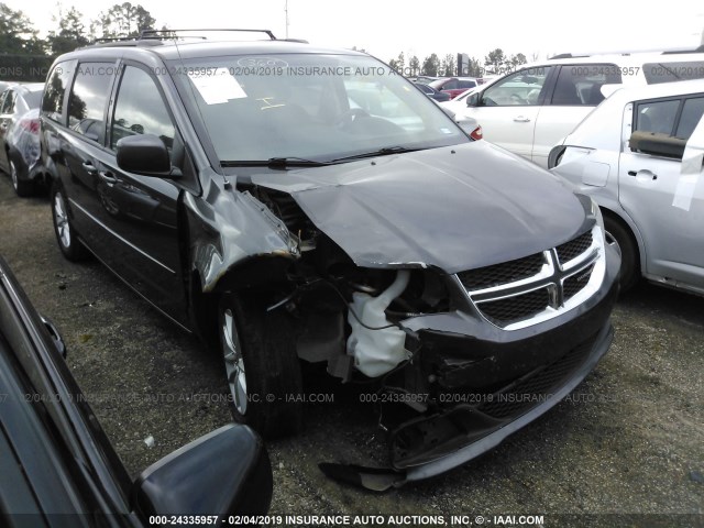 2C4RDGCG9FR526767 - 2015 DODGE GRAND CARAVAN SXT GRAY photo 1