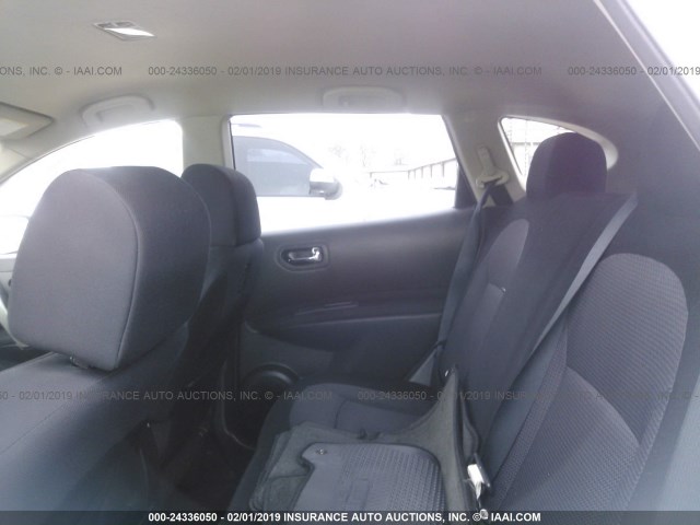 JN8AS5MT1CW265211 - 2012 NISSAN ROGUE S/SV SILVER photo 8
