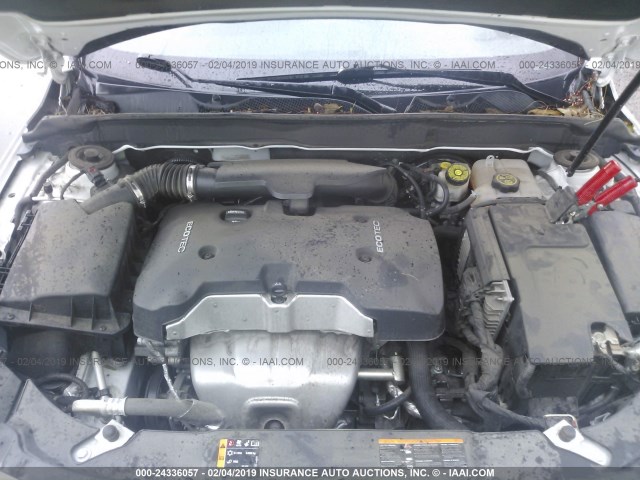 1G11C5SL9FF293198 - 2015 CHEVROLET MALIBU 1LT თეთრი ფოტო 10