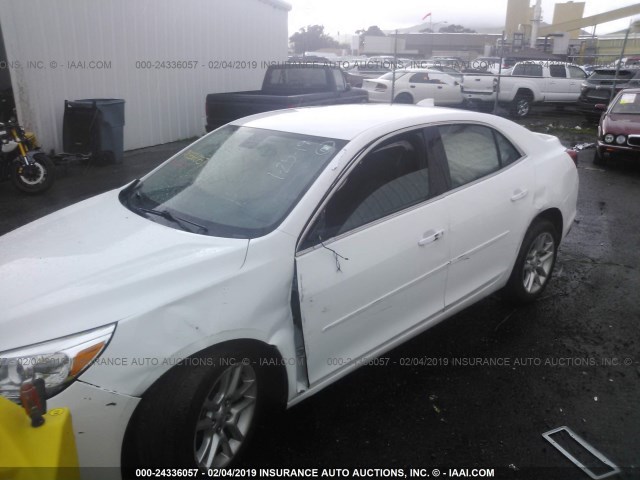 1G11C5SL9FF293198 - 2015 CHEVROLET MALIBU 1LT თეთრი ფოტო 2
