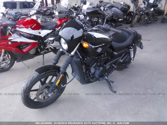 1HD4NAA16FC500783 - 2015 HARLEY-DAVIDSON XG500 BLACK photo 2