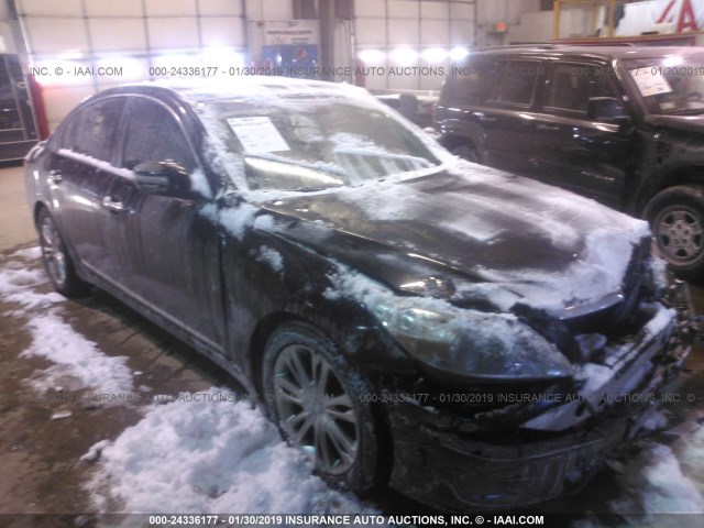 KMHGC4DF7BU144941 - 2011 HYUNDAI GENESIS 4.6L BLACK photo 1