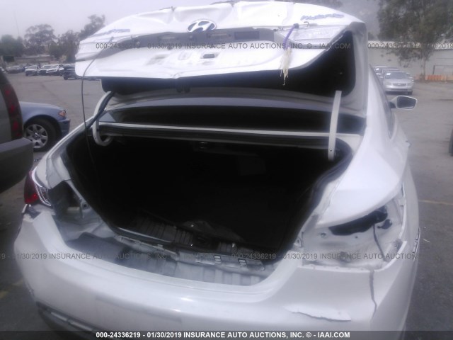 KMHEC4A4XCA057645 - 2012 HYUNDAI SONATA HYBRID WHITE photo 6