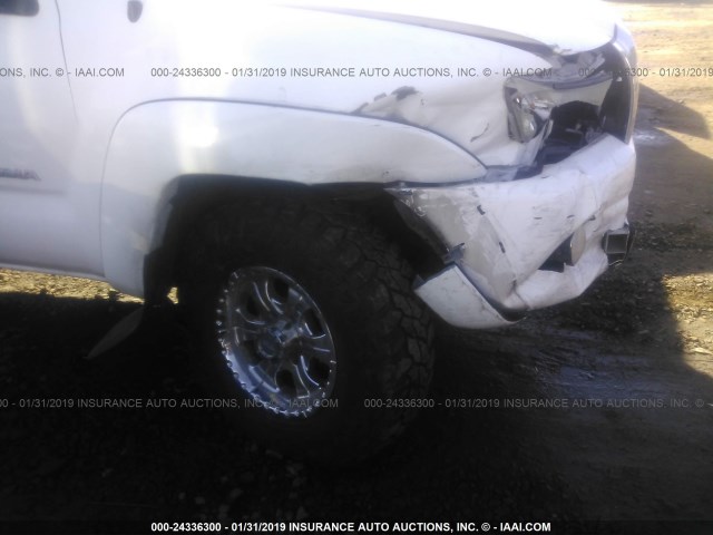 5TELU42NX8Z518310 - 2008 TOYOTA TACOMA DOUBLE CAB 白色 照片 6