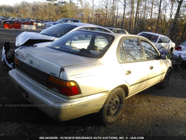 1NXAE09BXSZ349362 - 1995 TOYOTA COROLLA LE/DX BEIGE photo 4