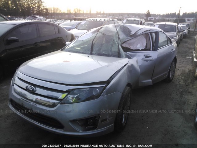 3FADP0L37AR406495 - 2010 FORD FUSION HYBRID SILVER photo 2