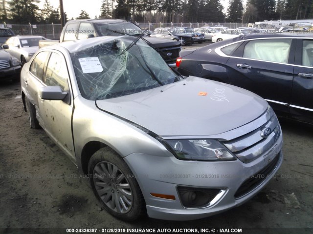 3FADP0L37AR406495 - 2010 FORD FUSION HYBRID SILVER photo 6