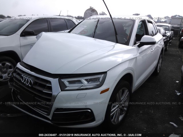 WA1CNAFY5J2081370 - 2018 AUDI Q5 PRESTIGE WHITE photo 2