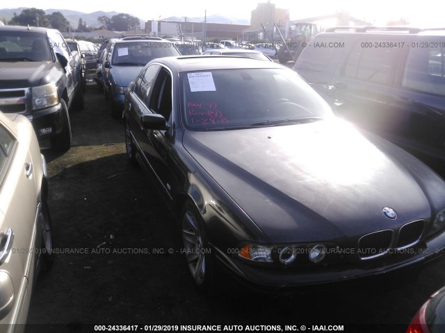WBADT43493G027656 - 2003 BMW 525 I AUTOMATIC BLACK photo 1