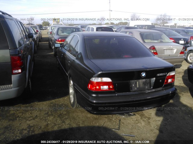 WBADT43493G027656 - 2003 BMW 525 I AUTOMATIC BLACK photo 3