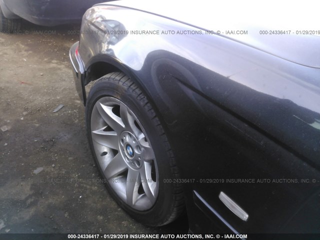 WBADT43493G027656 - 2003 BMW 525 I AUTOMATIC BLACK photo 6