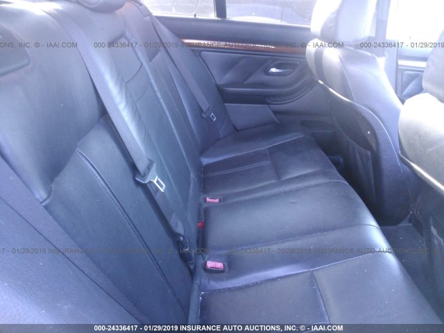 WBADT43493G027656 - 2003 BMW 525 I AUTOMATIC BLACK photo 8