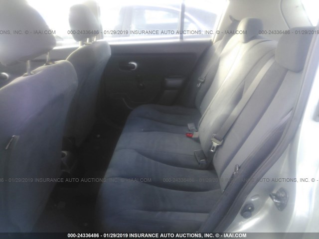 3N1BC13E69L419888 - 2009 NISSAN VERSA S/SL GRAY photo 8