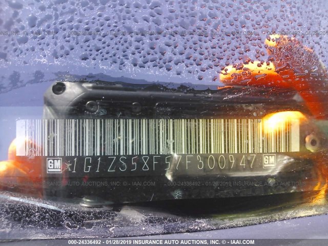 1G1ZS58F57F300947 - 2007 CHEVROLET MALIBU LS Qara foto 9