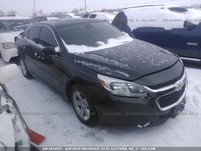 1G11B5SL1EF132572 - 2014 CHEVROLET MALIBU LS GRAY photo 1