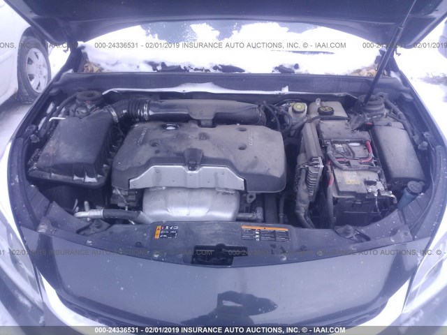 1G11B5SL1EF132572 - 2014 CHEVROLET MALIBU LS GRAY photo 10