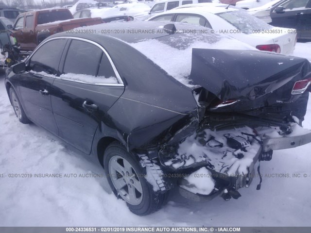 1G11B5SL1EF132572 - 2014 CHEVROLET MALIBU LS GRAY photo 3