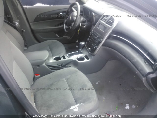 1G11B5SL1EF132572 - 2014 CHEVROLET MALIBU LS GRAY photo 5