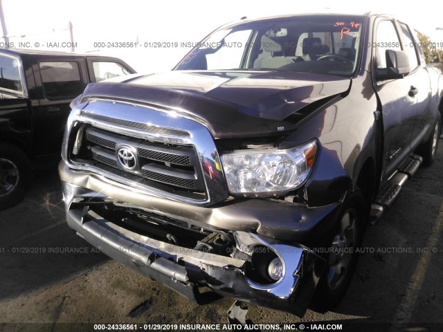 5TFUY5F19BX184159 - 2011 TOYOTA TUNDRA DOUBLE CAB SR5 GREEN photo 6