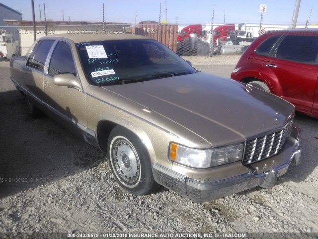 1G6DW52PXSR716056 - 1995 CADILLAC FLEETWOOD BROUGHAM GOLD photo 1