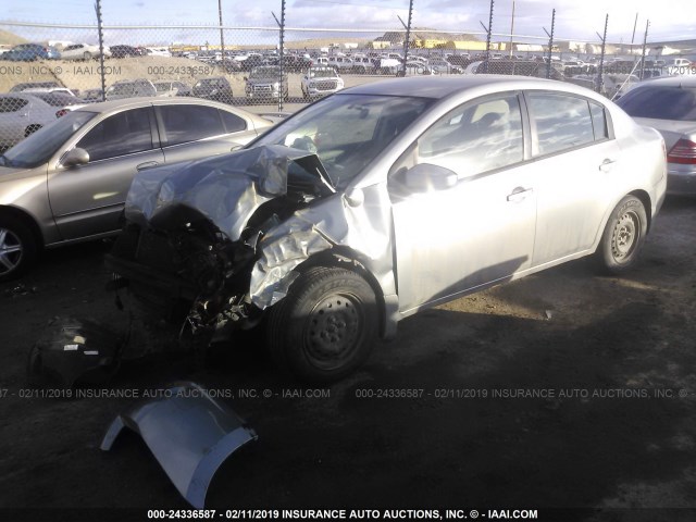 3N1AB61E88L653155 - 2008 NISSAN SENTRA 2.0/2.0S/2.0SL GRAY photo 2